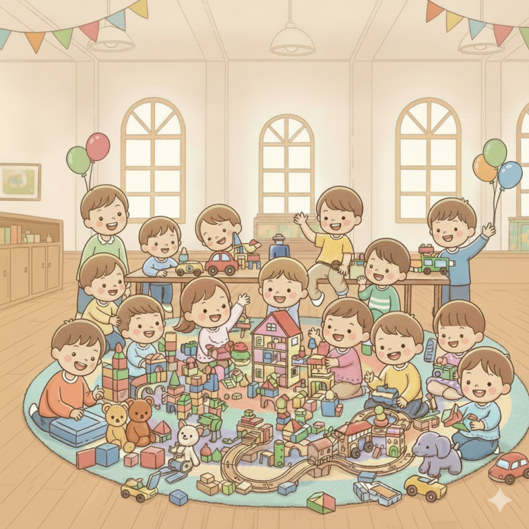 たくさんのおもちゃで遊ぼう♪