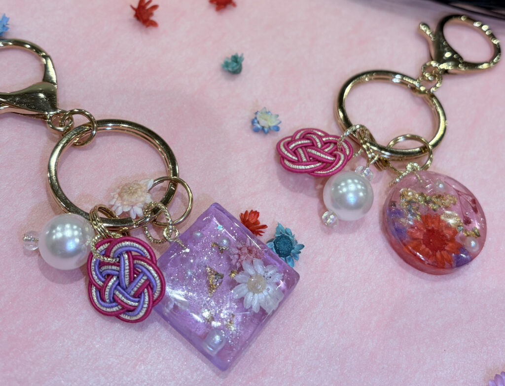 水引×レジンでオリジナルキーホルダーを作ろう！