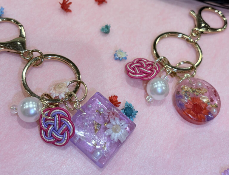 水引×レジンでオリジナルキーホルダーを作ろう！